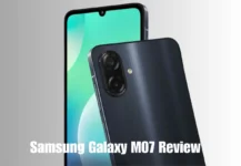 samsung galaxy M07 review